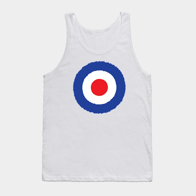 Mod Target Tank Top by Scooter Portraits